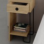 Hanah Home Sirius Left - Oak v2 Mesita de Noche Roble 32x61x30cm